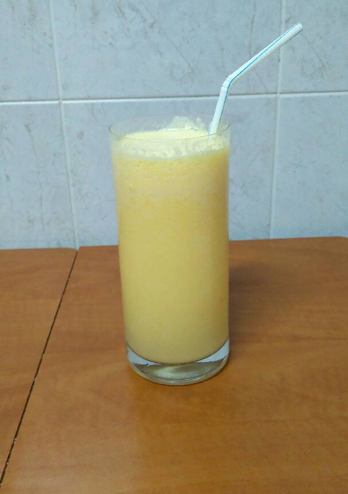 Una foto de Batido de melocotón