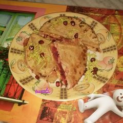 A picture of Chatpata Club Roti sandwich.