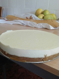Una foto de Tarta de chocolate blanco