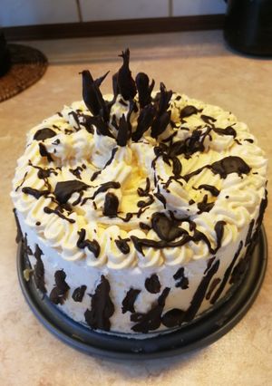 Madártej torta recept fotója