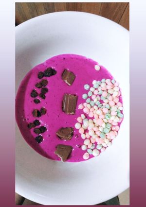 Foto resep Smoothies buah naga