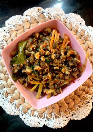 Foto resep Tumis keong tutut pedas