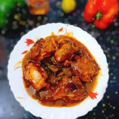 A picture of Lemon and Honey Chicken.