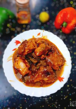A picture of Lemon and Honey Chicken.
