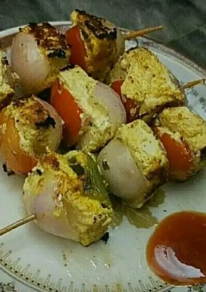 A picture of Paneer tikka.