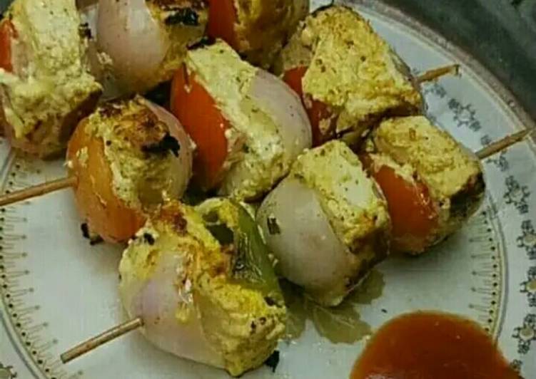 Recipe of Super Quick Homemade Paneer tikka