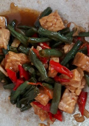 Foto resep Oseng Tempe Kacang Panjang