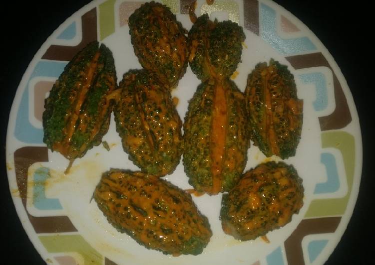 Simple Way to Make Speedy Stuffed Karela/ Bittergourd