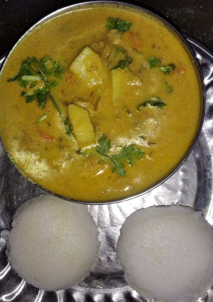 உருளைக்கிழங்கு குருமா செய்முறை முக்கிய புகைப்படம்