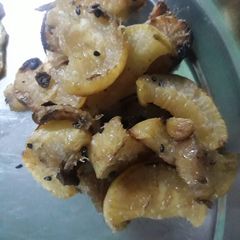 A picture of Radish stir fry.