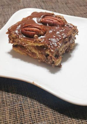 Una foto de Pudín de Chocolate con Pecanas