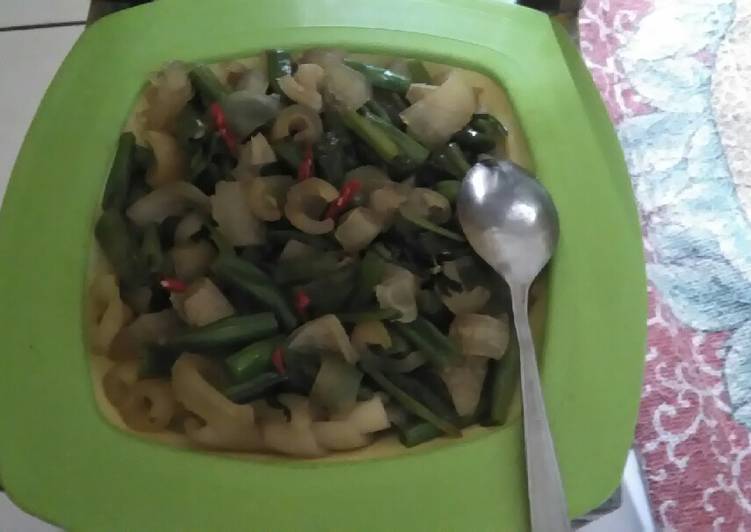 Tumis kikil,buncis cabe ijo