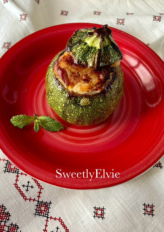 Foto di Zucchine tonde ripiene