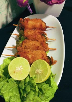A picture of Chicken sticks.