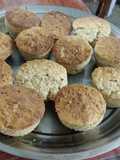 Cupcakes de avena y miel