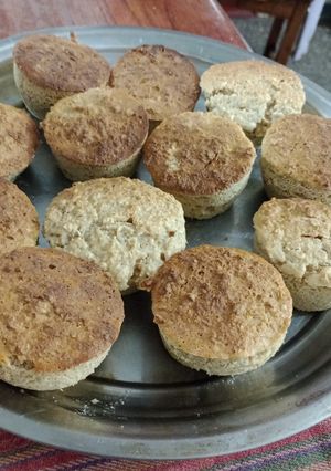 Una foto de Cupcakes de avena y miel