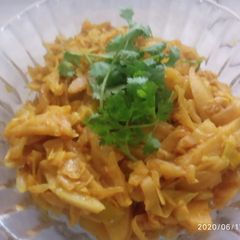 A picture of Cabbage ki sabji.