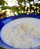 ข้าวโพดข้าวเหนียวต้มกะทิหวานนมสด Waxy Corn Sweet 🥥 Milk Soup