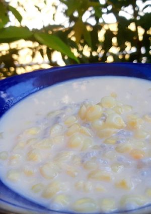 รูปของ ข้าวโพดข้าวเหนียวต้มกะทิหวานนมสด Waxy Corn Sweet 🥥 Milk Soup
