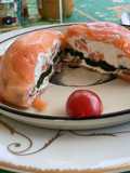 Salmon, Spinach, and Goat Cheese Verrines