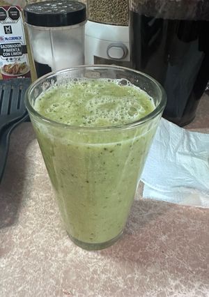 Una foto de Jugo de Melón y Pepino