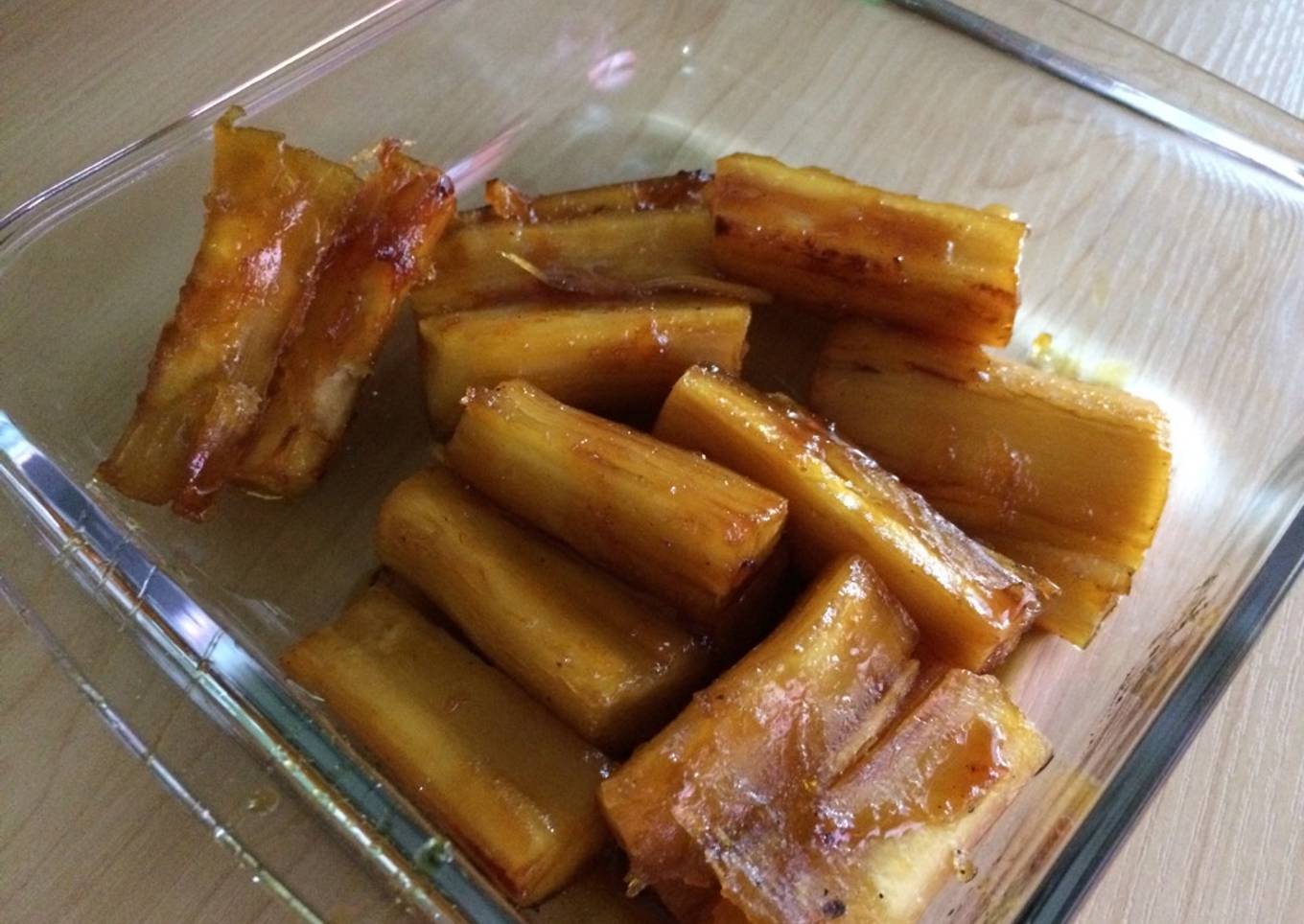 Singkong rebus gula jawa simpel