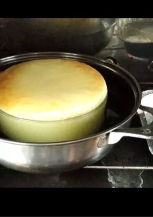 Foto resep Japanese cheese cake / sponge cheese cake #keto #debm