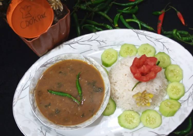 Step-by-Step Guide to Prepare Any-night-of-the-week Simple maser &amp; boiled rice