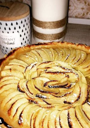 Une photo de Tarte au pomme souvenir d’enfance