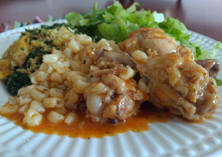Canjica da roça com frango - Tudogosreceitas