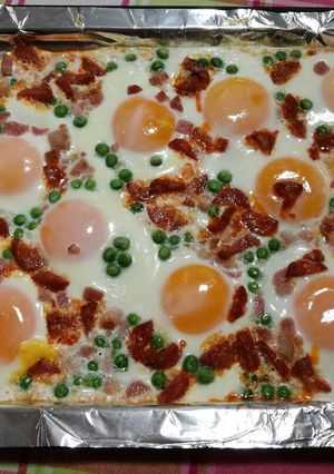 Foto principal de Huevos al plato con chorizo