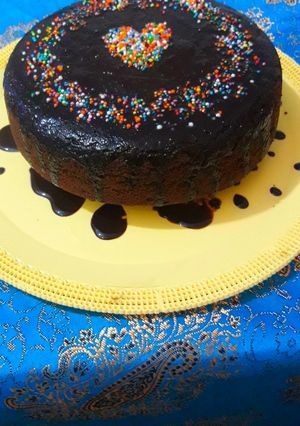 عکسی از دستور 🎂✔کیک تولد ۳ تخم مرغی بدون فر✔🎂