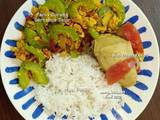 Peria Goreng Bersama Telur Versi Sihat