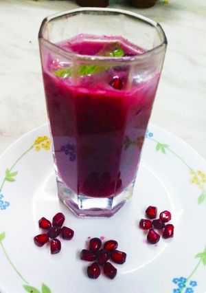 A picture of Pink beauty Mocktail.
