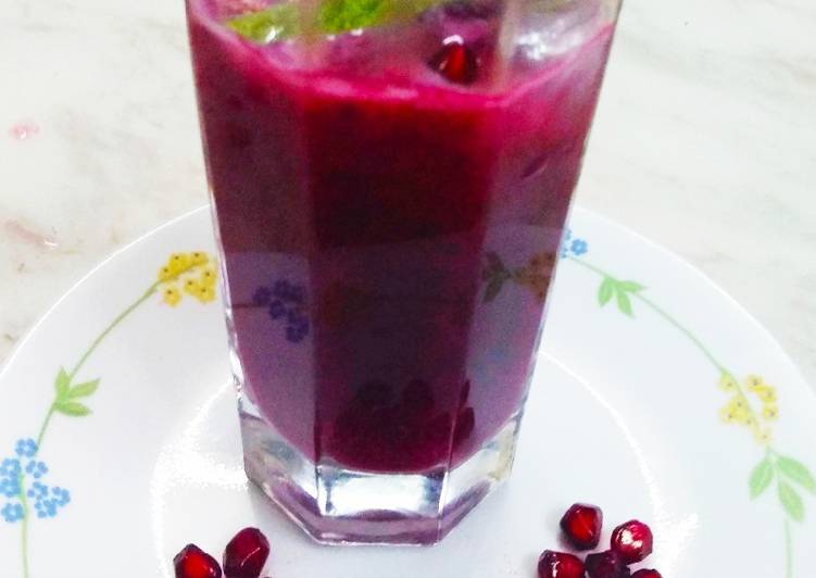 Easiest Way to Cook Delicious Pink beauty Mocktail