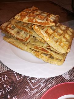 Φωτογραφία της συνταγής Banana waffles