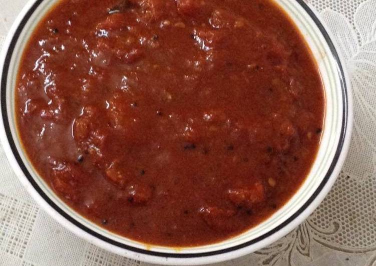 Recipe of Award-winning Tomato thokku