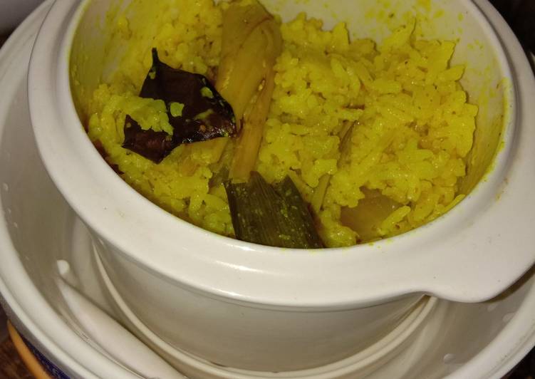 Nasi kuning slow cooker #MPASI1TAHUN