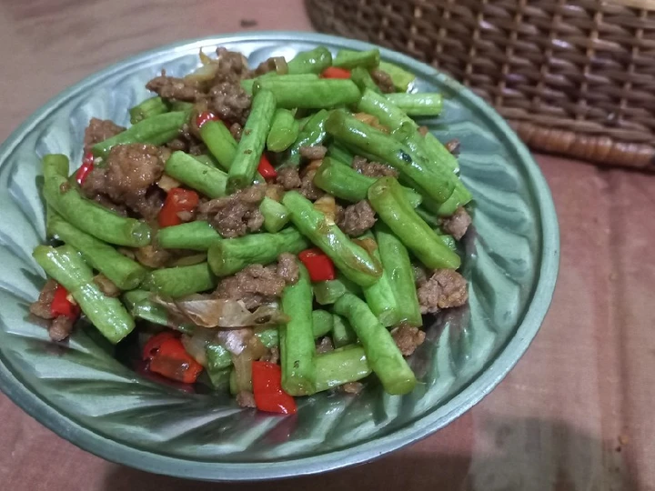 Cara Sederhana Membuat Resep  Tumis Buncis Daging Cincang yang Enak Banget, Bisa Manjain Lidah