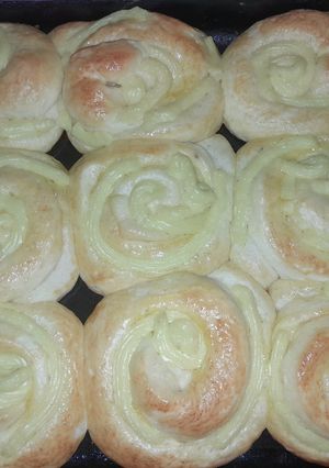 Una foto de Espirales de crema pastelera ECONÓMICA