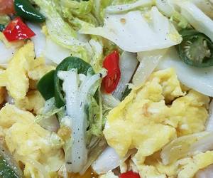 Resep Terbaik Tumis Sawi Putih Telur Orak Arik Enak Sempurna