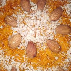 Kunafa (Arabic dessert)😋 A picture of Kunafa (Arabic dessert)😋.