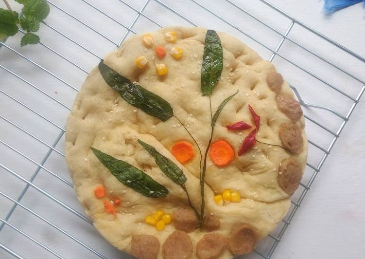 Langkah Mudah untuk Menyiapkan Focaccia Garden Anti Gagal