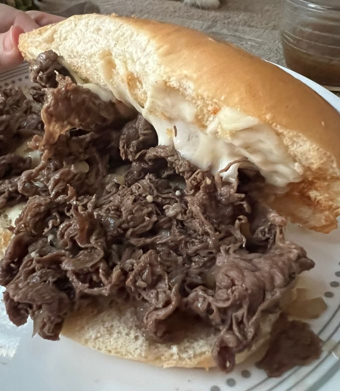A picture of French Dip Sandwich.