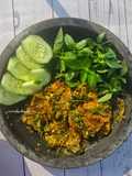 Tempe Penyet Sambal Ijo
