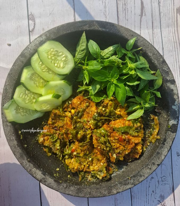 Foto resep Tempe Penyet Sambal Ijo