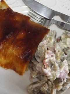 Una foto de Pescado envuelto en pasta filo