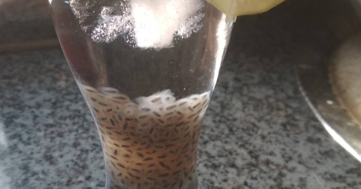 Basil seeds lemonade Recipe by Naheed Alam Cookpad