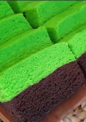 Foto resep Bolu kukus pandan coklat takaran sendok