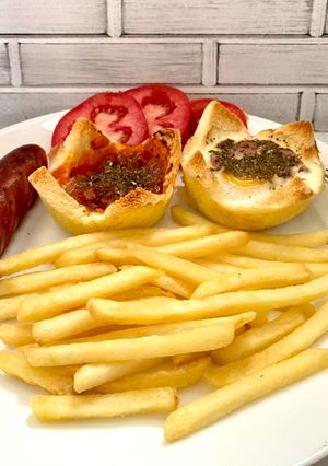 Foto resep Breakfast mudah ala" resto